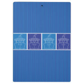 Kreuzfahrtschiff Klemmbrett (Rückseite)