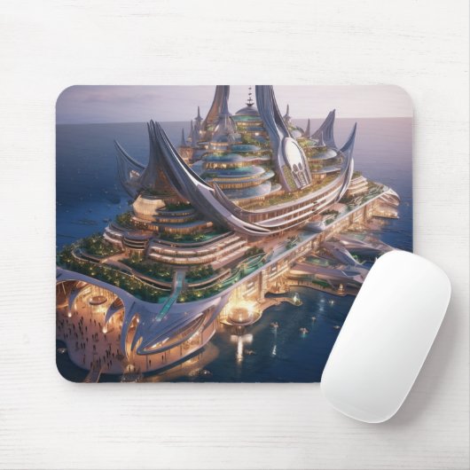 Kreuzfahrtschiff Konzept Maus Pad Mousepad (Mit Mouse)