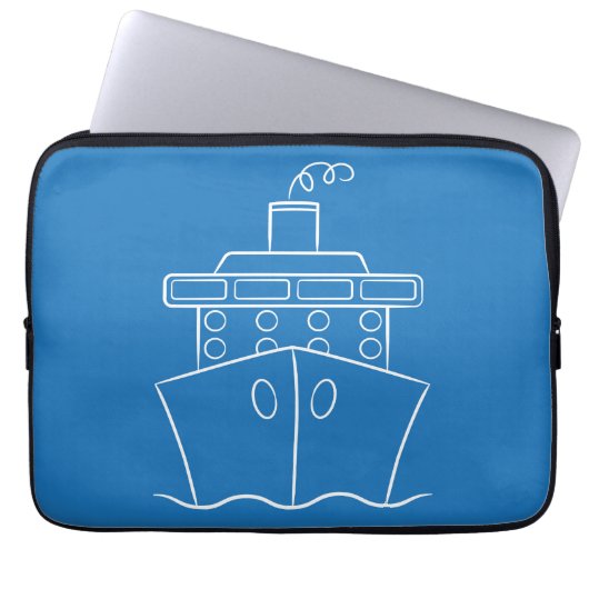 Kreuzfahrtschiff Laptopschutzhülle (Vorderseite)