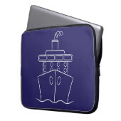 Kreuzfahrtschiff Laptopschutzhülle (Vorderseite Links)