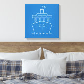 Kreuzfahrtschiff Leinwanddruck (Insitu (Schlafzimmer))