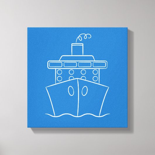 Kreuzfahrtschiff Leinwanddruck (Vorderseite)