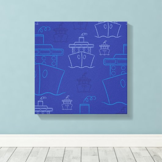 Kreuzfahrtschiff Leinwanddruck (Insitu (Holzboden))