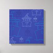 Kreuzfahrtschiff Leinwanddruck (Vorderseite)