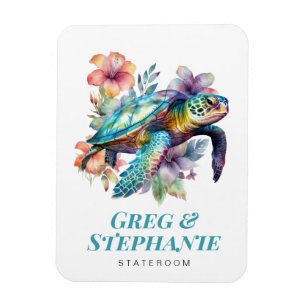 Kreuzfahrtschiff Meeresschildkröte - Stateroom Mag Magnet
