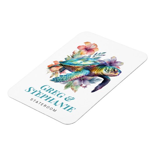 Kreuzfahrtschiff Meeresschildkröte - Stateroom Mag Magnet (Linke Seite)