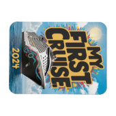 Kreuzfahrtschiff meine erste eigene Kreuzfahrt Magnet (Horizontal)