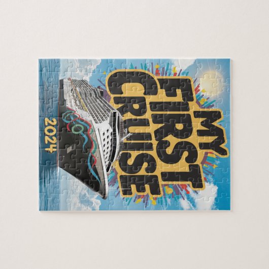 Kreuzfahrtschiff meine erste eigene Kreuzfahrt Puzzle (Horizontal)