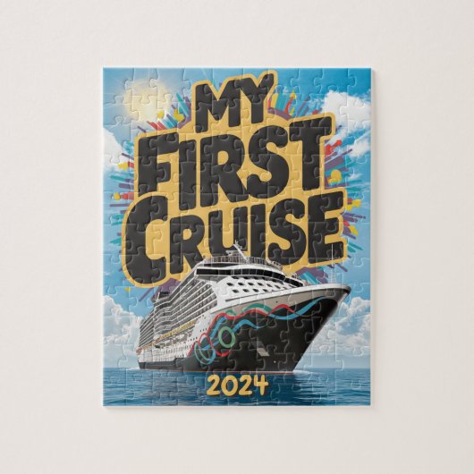 Kreuzfahrtschiff meine erste eigene Kreuzfahrt Puzzle (Vertikal)