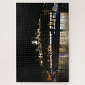 Kreuzfahrtschiff mit Lichtern, Hobart, Tasmanie Puzzle (Vertikal)