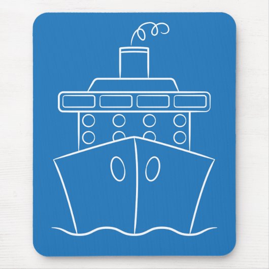 Kreuzfahrtschiff Mousepad (Vorne)