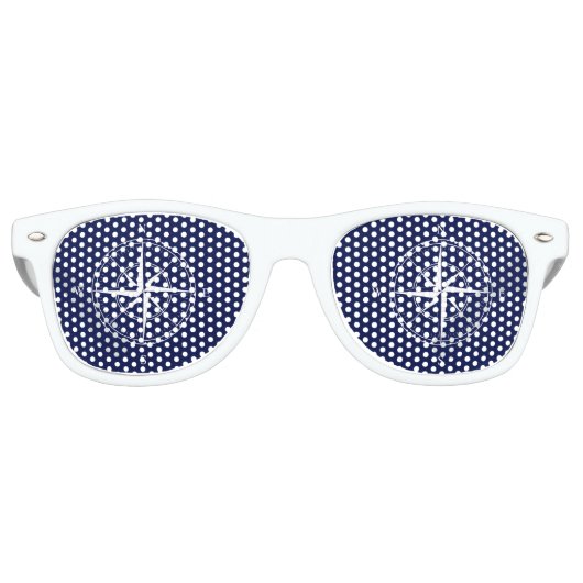 Kreuzfahrtschiff Nautical Compass Cruising Partybrille (Vorderseite)