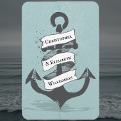 Kreuzfahrtschiff Nautical Monogram Stateroom Door Magnet