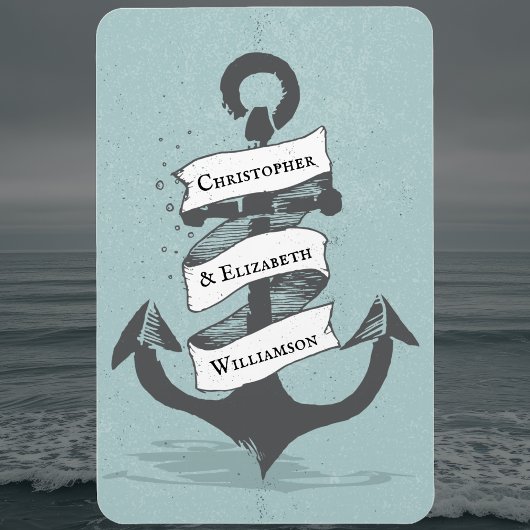 Kreuzfahrtschiff Nautical Monogram Stateroom Door Magnet