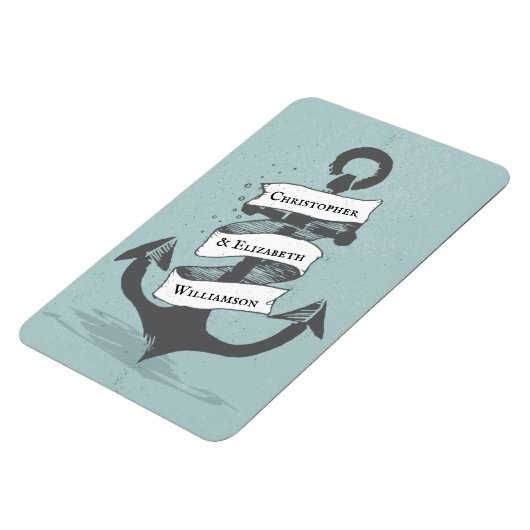 Kreuzfahrtschiff Nautical Monogram Stateroom Door Magnet (Linke Seite)