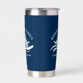 Kreuzfahrtschiff Navy Blue Thermobecher (Links)