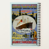 Kreuzfahrtschiff, New York Skyline & A London Stre Notizblock (Rückseite)