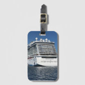 Kreuzfahrtschiff Norwegische Gepäckmarke Bliss Gepäckanhänger (Vorderseite Vertikal)