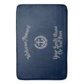 Kreuzfahrtschiff oder Yacht für Anker Badematte (Vorderseite Vertikal)