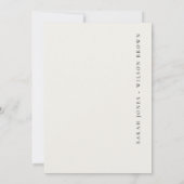 Kreuzfahrtschiff Palm Seascape jedes Jahr Jahresta Einladung (Rückseite)