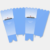 Kreuzfahrtschiff Popcorn Geschenkschachtel (Ungeklappt)