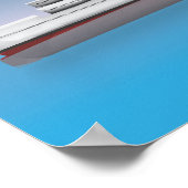 Kreuzfahrtschiff Poster (Ecke)