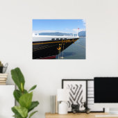 Kreuzfahrtschiff Poster (Heimbüro)