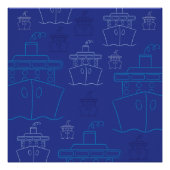 Kreuzfahrtschiff Poster (Vorderseite)