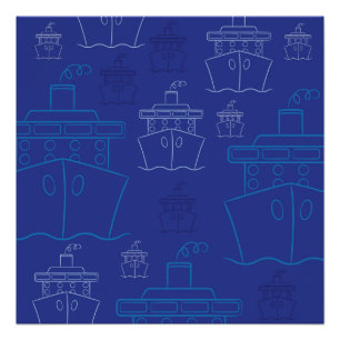 Kreuzfahrtschiff Poster
