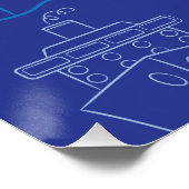 Kreuzfahrtschiff Poster (Ecke)