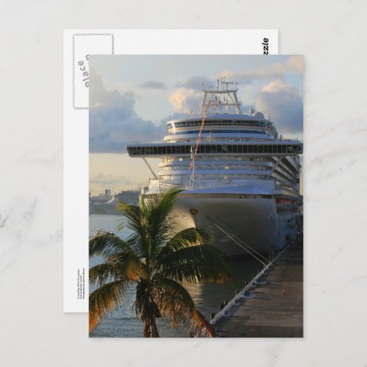 Kreuzfahrtschiff Postkarte (Vorne/Hinten)
