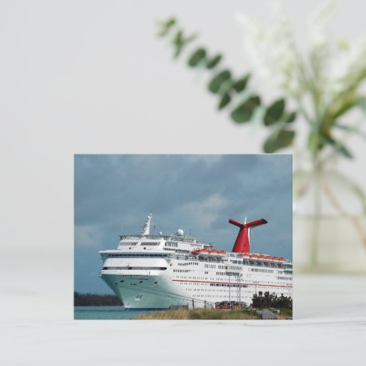 Kreuzfahrtschiff Postkarte (Stehend Vorderseite)