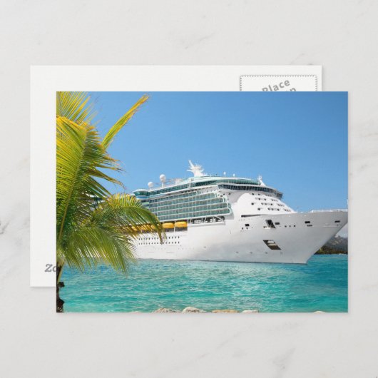 Kreuzfahrtschiff Postkarte (Vorne/Hinten)