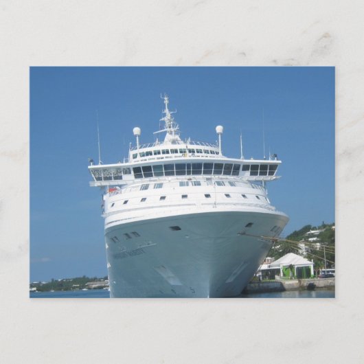 Kreuzfahrtschiff Postkarte (Vorderseite)