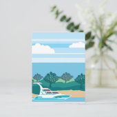 Kreuzfahrtschiff Postkarte (Stehend Vorderseite)