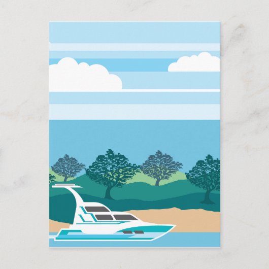 Kreuzfahrtschiff Postkarte (Vorderseite)