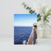 Kreuzfahrtschiff Postkarte (Stehend Vorderseite)