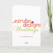 Kreuzfahrtschiff Rette die Hochzeitdatenkarte Ankündigung (Rückseite)