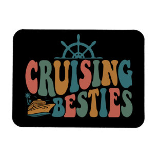 Kreuzfahrtschiff Schifffahrt Besties Vintage Trave Magnet