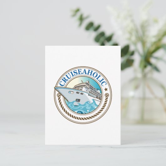 Kreuzfahrtschiff Schifffahrt Schifffahrt Lover Postkarte (Stehend Vorderseite)