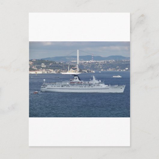 Kreuzfahrtschiff Seefahrer Postkarte (Vorderseite)