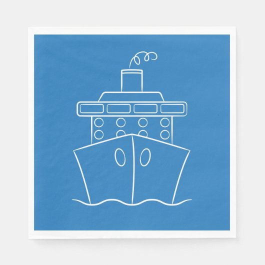 Kreuzfahrtschiff Serviette (Vorderseite)