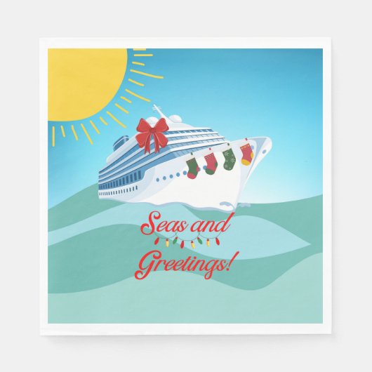 Kreuzfahrtschiff Serviette (Vorderseite)