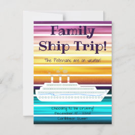 Kreuzfahrtschiff Sonnenuntergang Magnet