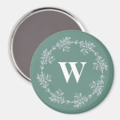 Kreuzfahrtschiff Stateroom Kabine Tür Monogramm Magnet (Vorderseite/Rückseite)