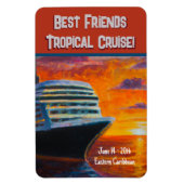 Kreuzfahrtschiff Sunset Stateroom Door Magnet (Vertikal)