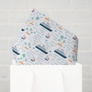 Kreuzfahrtschiff-Tissue-Papier, Urlaubs-Decoupage Seidenpapier