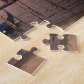 Kreuzfahrtschiff und Gondeln in der Nähe von Grand Puzzle (Seite)