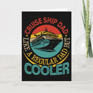 Kreuzfahrtschiff Vater Definition Cooler Vatertag Karte