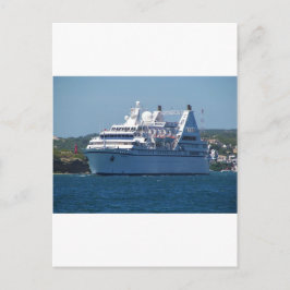 Kreuzfahrtschiff Verlassend Mahon Postkarte
